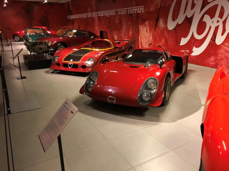 More red cars. 1968 Tipo 33/2 Daytona, yum.